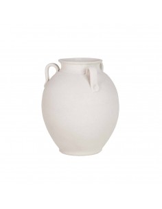 Jarrón cerámica blanco 28cm...