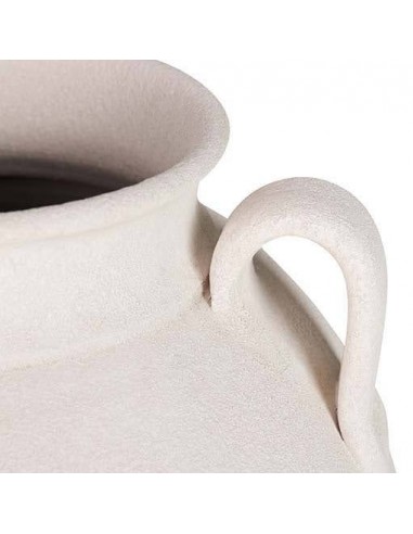 Jarrón cerámica blanco 28cm Loy