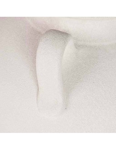 Jarrón cerámica blanco 28cm Loy