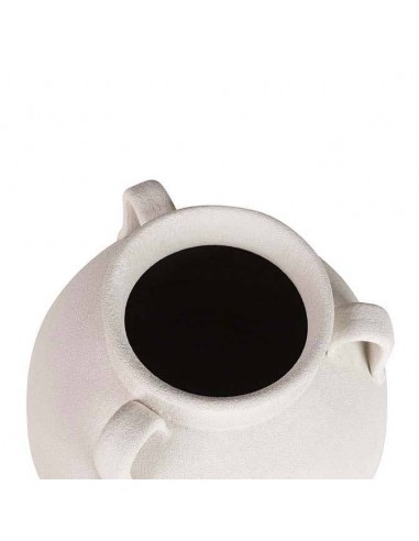 Jarrón cerámica blanco 28cm Loy