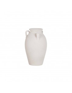 Jarrón cerámica blanco 22cm...