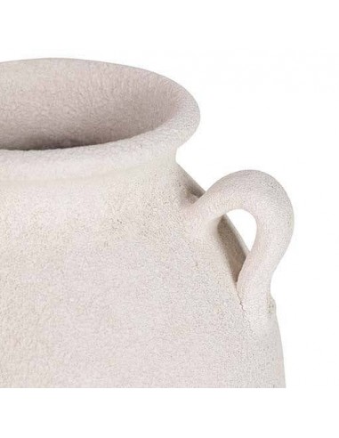 Jarrón cerámica blanco 22cm Loy