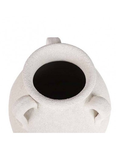 Jarrón cerámica blanco 22cm Loy