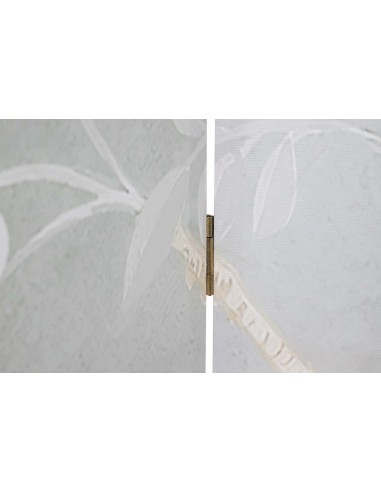 Biombo lienzo 3 hojas aves y flores...