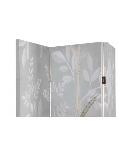 Biombo lienzo 3 hojas aves y flores...