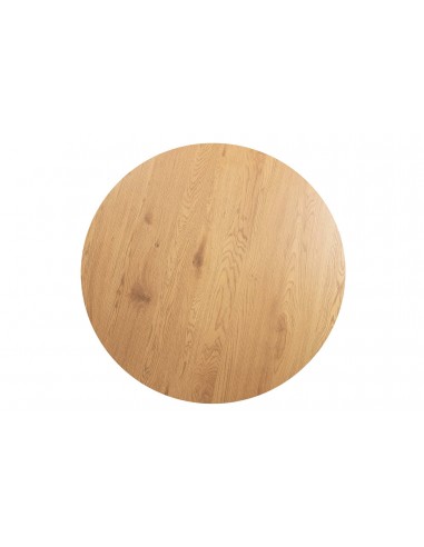 Mesa comedor redonda madera y metal...