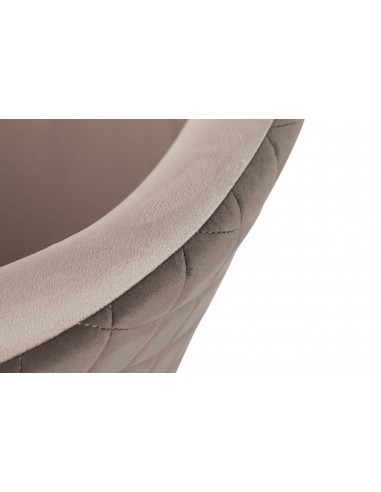 Silla terciopelo patas negras Deiben