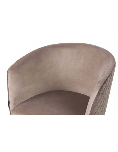 Silla terciopelo patas negras Deiben