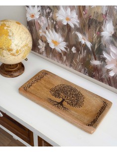Bandeja decorativa madera...