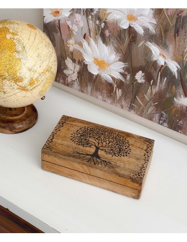 Caja de madera Árbol de la Vida Yara