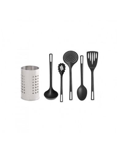 Set 5 utensilios cocina con soporte...