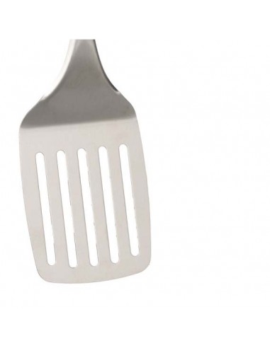 Espátula acero inoxidable mango negro...