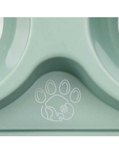 Comedero doble pvc para mascotas