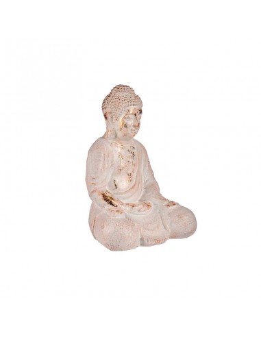 Figura decorativa buda sentado blanco...