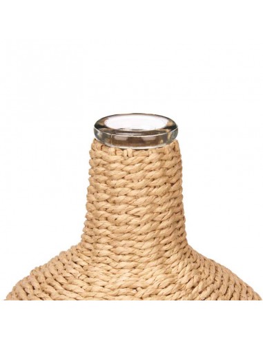 Damajuana cristal y fibra 32cm Arlina