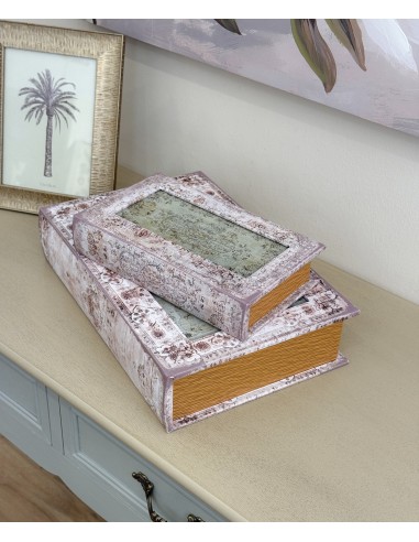 Caja libro decorativo vintage Amir