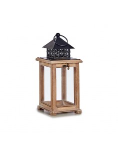 Farol madera y metal negro... 2