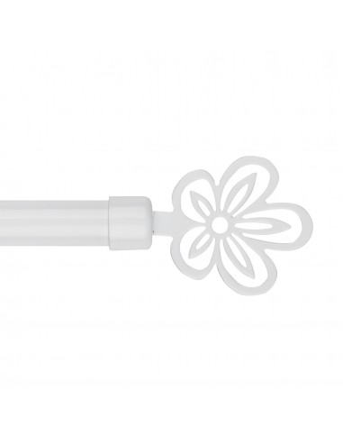Barra cortina extensible metal blanco...