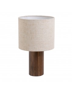 Lámpara de mesa madera y... 2