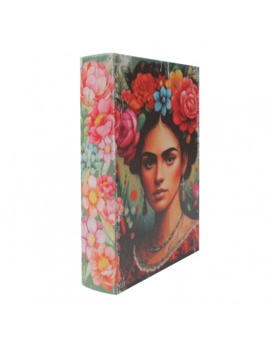 Caja libro decorativa Frida