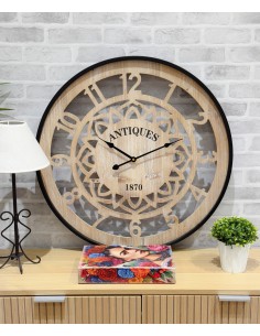 Reloj de pared madera...