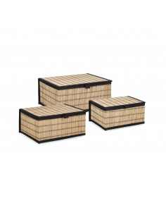 Cesta de bambú con tapa Maeris 2