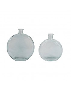 Set 2 jarrones cristal azul... 2