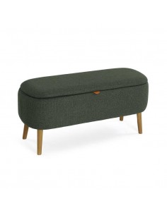Banqueta pie de cama verde... 2