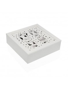 Caja madera blanca...