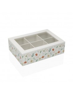 Caja madera infusiones 6...