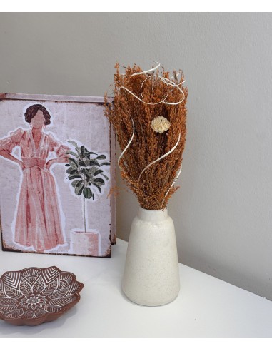 Jarrón cerámica con ramas secas Astron Jarrón cerámica con ramas secas Astron