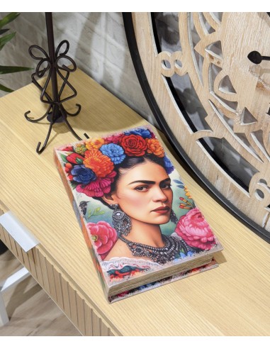 Caja libro decorativa Frida