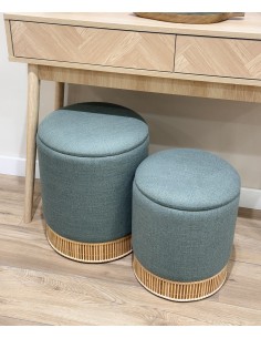 Puf almacenaje redondo...