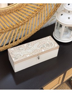 Caja madera lagarto Lizma