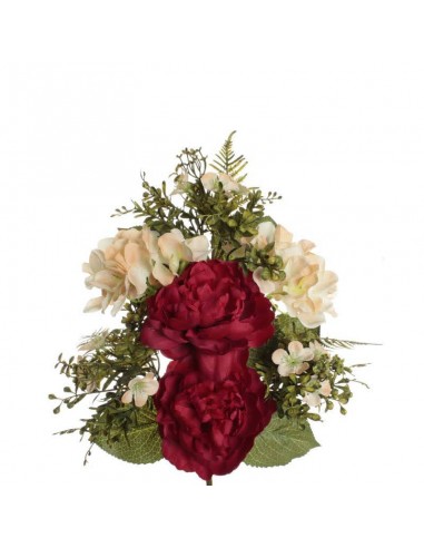 Ramo encarado decorativo peonías y...