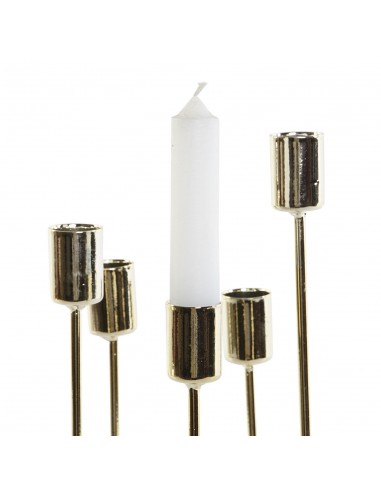 Candelabro metal dorado Lumir