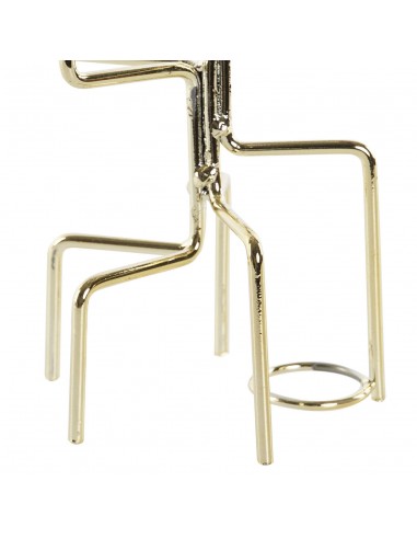 Candelabro metal dorado Lumir