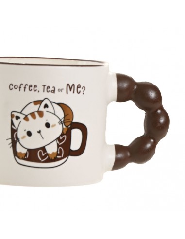 Taza porcelana asa burbuja gato 335ml... Taza porcelana asa burbuja gato 335ml...