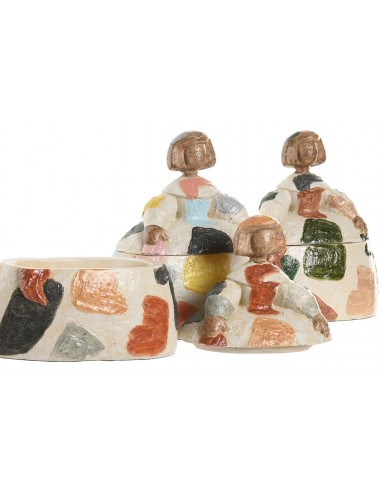 Figura decorativa resina colores Menina