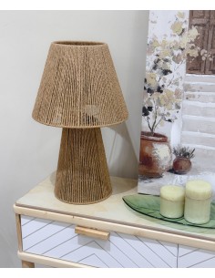 Lámpara de mesa redonda de...