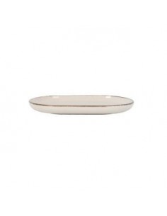 Fuente ovalada beige 20cm... 2