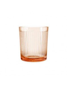 Vaso cristal color rayas 360ml 2