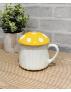 Taza porcelana blanca con...