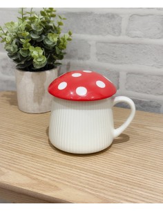 Taza porcelana blanca con...