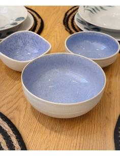 Bol blanco y azul 15cm Terris