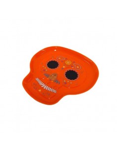 Plato calavera Halloween