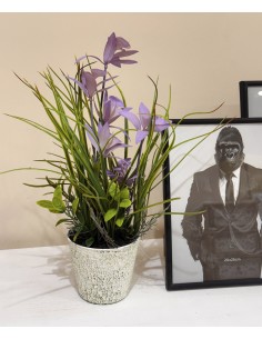 Planta artificial flores...
