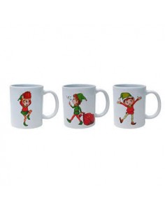 Taza blanca 320cc elfo... 2