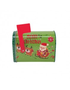 Buzón metal navideño