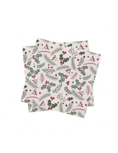 Set 20 servilletas hojas...